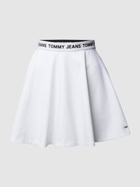 Minirok van katoenmix met stretch van Tommy Jeans Wit - 40