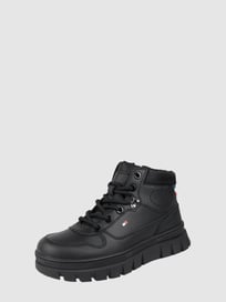 Boots in leerlook, model 'Drake'  van T.Hilfiger Kids Shoes Grijs / zwart - 8
