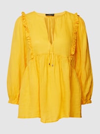 Blouse met ruches van Replay Geel - 30