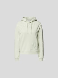 Hoodie mit Label-Stitching von Lala Berlin Grün - 26