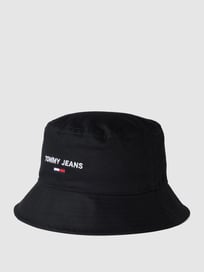 Bucket Hat mit Label-Stitching von Tommy Jeans Grau / Schwarz - 3