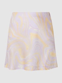 Minirock aus Satin Modell 'Villi' von Pieces Lila - 11