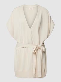 Poncho met ribboorden van s.Oliver RED LABEL Wit - 21