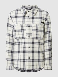 Relaxed fit overhemdjack van fleece  van Tom Tailor Denim Wit - 15