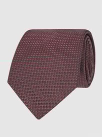 Krawatte aus reiner Seide (6,5 cm) von Willen Rot - 3