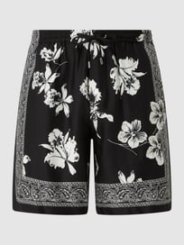 Shorts mit Bandana-Print von THE KOOPLES Grau / Schwarz - 31
