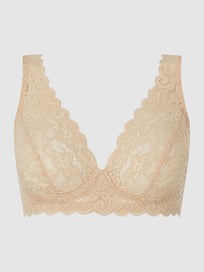 Bralette van kant, model 'Moments' van Hanro Wit - 14