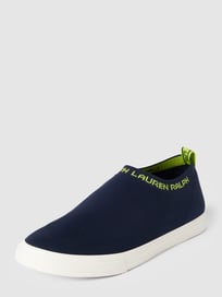 Soksneakers met labeldetails, model 'JORDYN' van Lauren Ralph Lauren Blauw / turquoise - 37