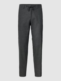 Jogpants mit Stretch-Anteil Modell 'Genius' von BOSS Grau / Schwarz - 21