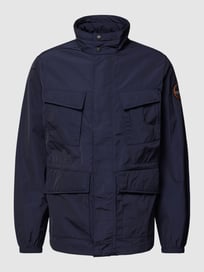Jack met labelpatch, model 'INTI' van Napapijri Blauw / turquoise - 14
