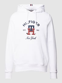 Hoodie mit Label-Stitching von Tommy Hilfiger Weiß - 13