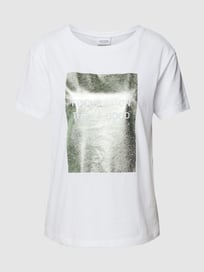 T-Shirt mit Motiv-Print von comma Casual Identity Weiß - 9