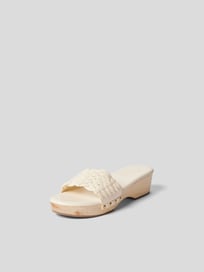 Pantoletten mit Blockabsatz von Ancient Greek Sandals Weiß - 11