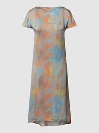 Knielange jurk met slangenmotief, model 'VESSER' van Tiger Of Sweden Blauw / turquoise - 2