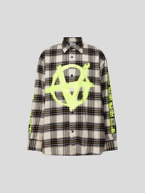 Freizeithemd aus Baumwolle mit Karomuster von VETEMENTS Braun - 6