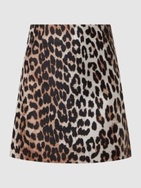 Minirock mit Leopardenmuster Modell 'Josie'  von EDITED Braun - 6