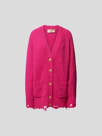 Strickjacke im Destroyed-Look von Maison Flaneur Rosa - 44