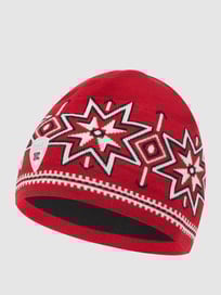 Beanie aus Merinowolle Modell 'Olympia'  von Dale of Norway Rot - 27