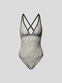 Bodysuit mit Animal-Muster von Stella Mc Cartney Rosa - 14