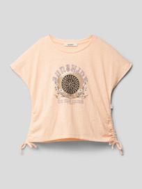 T-Shirt mit Tunnelzug an der Seite von Garcia Orange - 42
