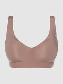 Bralette mit wattierten Cups Modell 'Zero Feel' von Sloggi Braun - 42