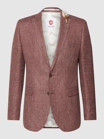 2-Knopf-Sakko mit Leinen Modell 'Paul' von CG - Club of Gents Rot - 40