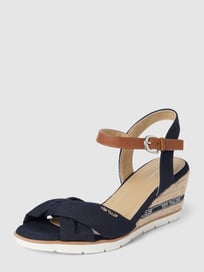 Wedges met labeldetails van Tom Tailor Blauw / turquoise - 24