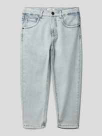 Loose fit jeans met 5-pocketmodel van Lil Atelier Blauw / turquoise - 5