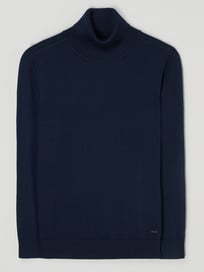Rollkragenpullover aus Viskosemischung  von Petrol Blau / Türkis - 29