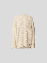 Oversized Pullover im Destroyed-Look von Denimist Weiß - 13