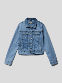 Jeansjacke mit Eingrifftaschen von Blue Effect Blau / Türkis - 15