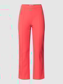 Flared Cut Schlupfhose mit Ziernähten Modell 'MACY' von Raffaello Rossi Rot - 24
