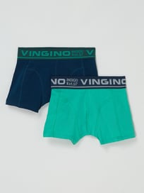 Trunks mit Stretch-Anteil im 2er-Pack  von VINGINO Blau / Türkis - 2