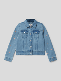 Jeansjacke mit Motiv-Stitching von s.Oliver RED LABEL Blau / Türkis - 18