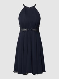 Cocktailkleid mit amerikanischem Ausschnitt von Jake*s Cocktail Blau / Türkis - 9