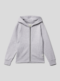 Sweatjacke mit Kapuze von Tom Tailor Grau / Schwarz - 17