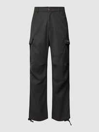 Cargobroek met labelstitching, model 'PEAK CARGO PANTS' van The Hundreds Grijs / zwart - 15