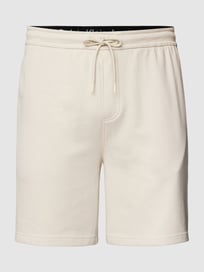 PLUS SIZE Sweatshorts mit Galonstreifen von Calvin Klein Jeans Plus Weiß - 34