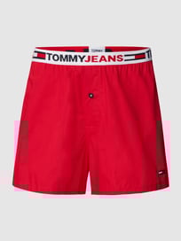 Boxershorts met logo in band van Tommy Hilfiger Rood - 9