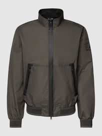 Jack met labeldetails van EA7 Emporio Armani Grijs / zwart - 40