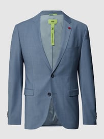 Regular Fit 2-Knopf-Sakko mit Schurwoll-Anteil Modell 'Cimonopoli' von Cinque Blau / Türkis - 29
