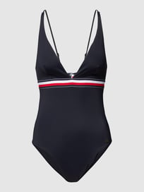 Badpak met contraststrepen van TOMMY HILFIGER Blauw / turquoise - 25