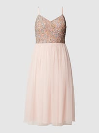 Cocktailkleid mit Paillettenbesatz von Jake*s Cocktail Rosa - 45