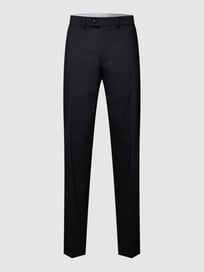 Regular Fit Hose aus Schurwoll-Mix mit Stretch-Anteil Modell 'Enrico' von Brax Grau / Schwarz - 6
