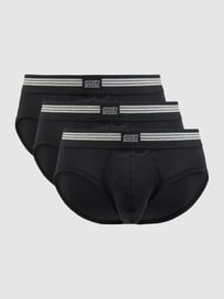 Slip im 3er-Pack von Jockey Grau / Schwarz - 9