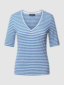 T-shirt met V-hals, model 'NARO' van Weekend Max Mara Wit - 43