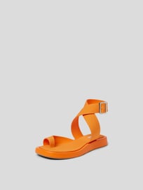 Sandalen mit Dornschließe von Gia Borghini Grau / Schwarz - 28