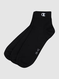 Sneakersocken mit Stretch-Anteil im 3er-Pack von CHAMPION Grau / Schwarz - 15