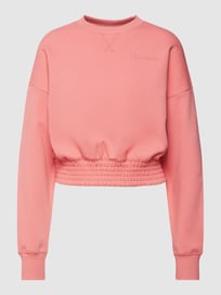 Kort sweatshirt met labeldetails van CHAMPION Roze - 1