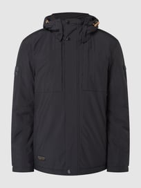 Parka mit abnehmbarer Kapuze  von camel active Grau / Schwarz - 40